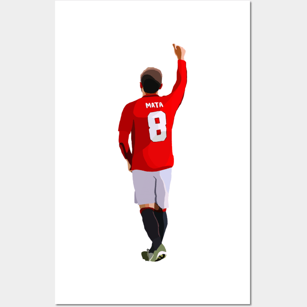 Juan Mata Wall Art by Webbed Toe Design's